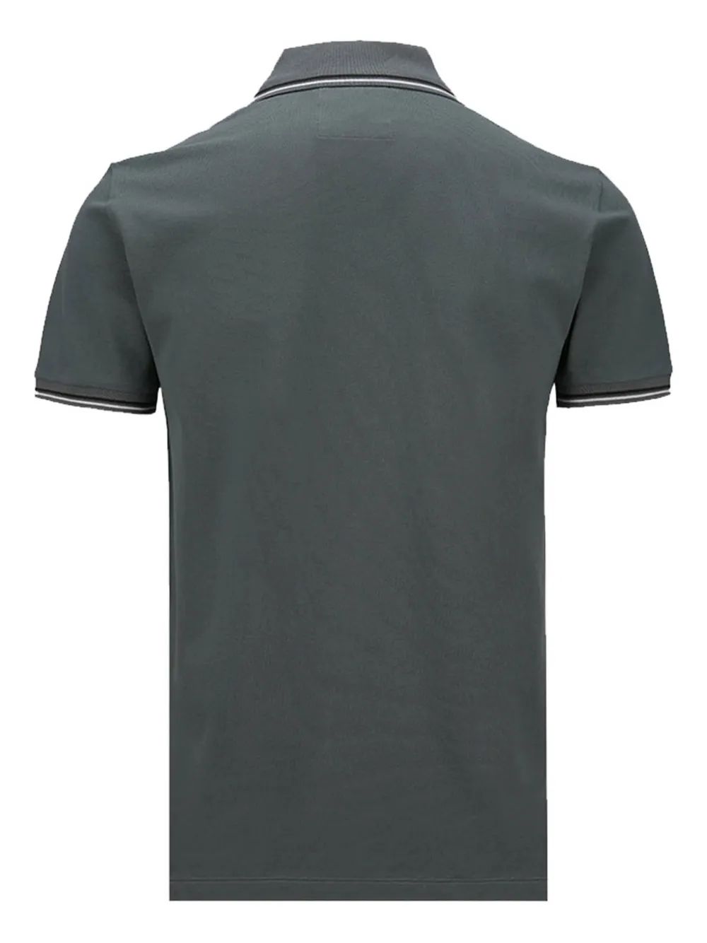 Emporio Armani Poloshirt met gestreepte kraag Groen