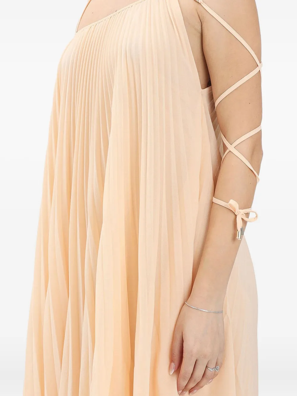 Patrizia Pepe Asymmetrische jurk Beige