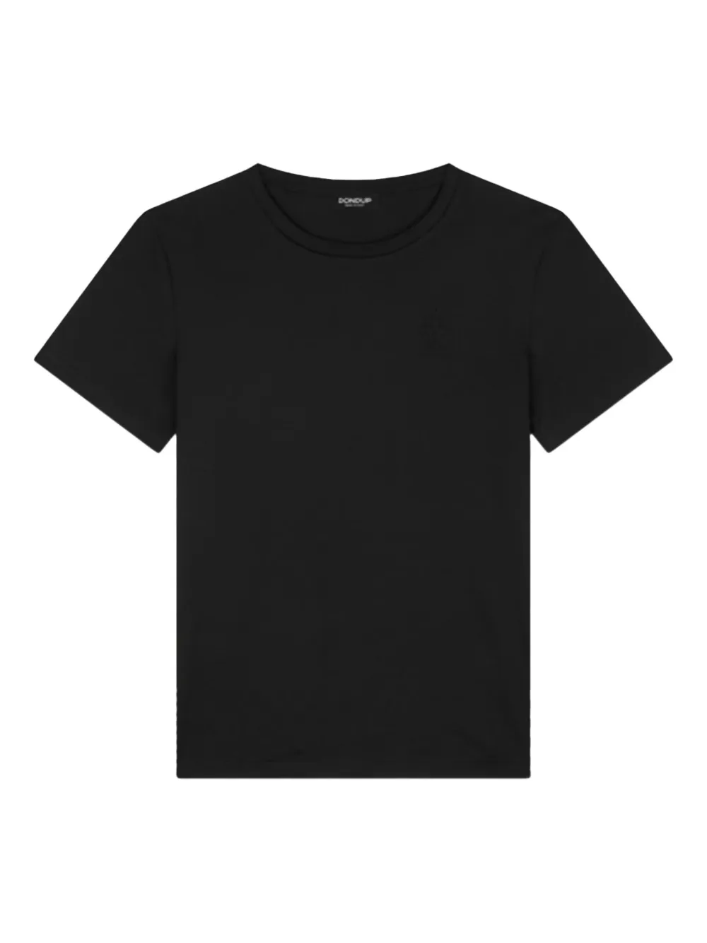 DONDUP T-shirt met geborduurd logo Zwart