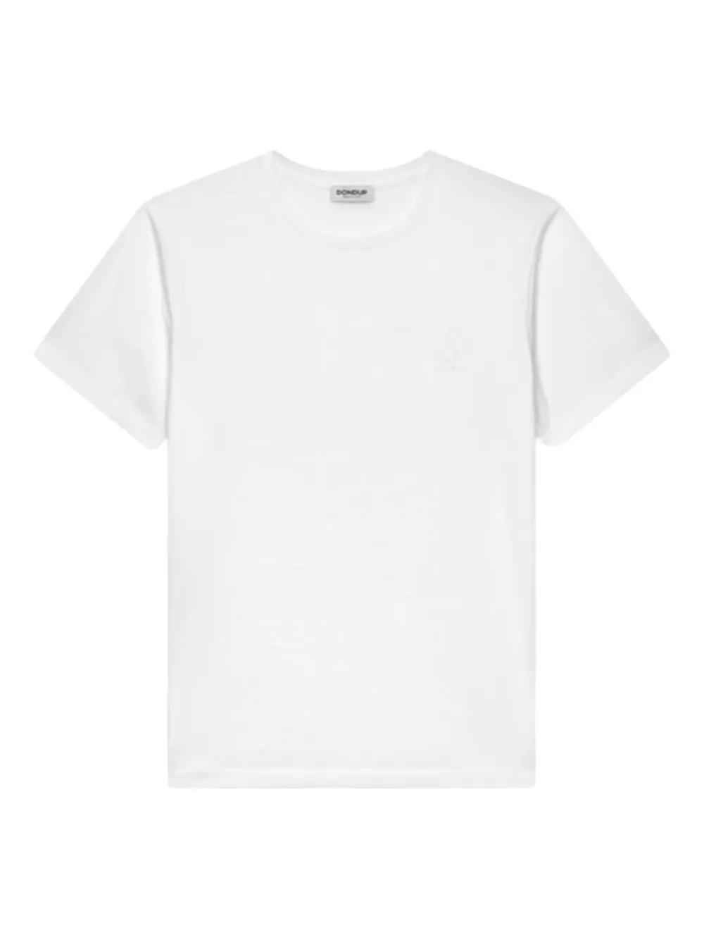 DONDUP logo-embroidered t-shirt Wit