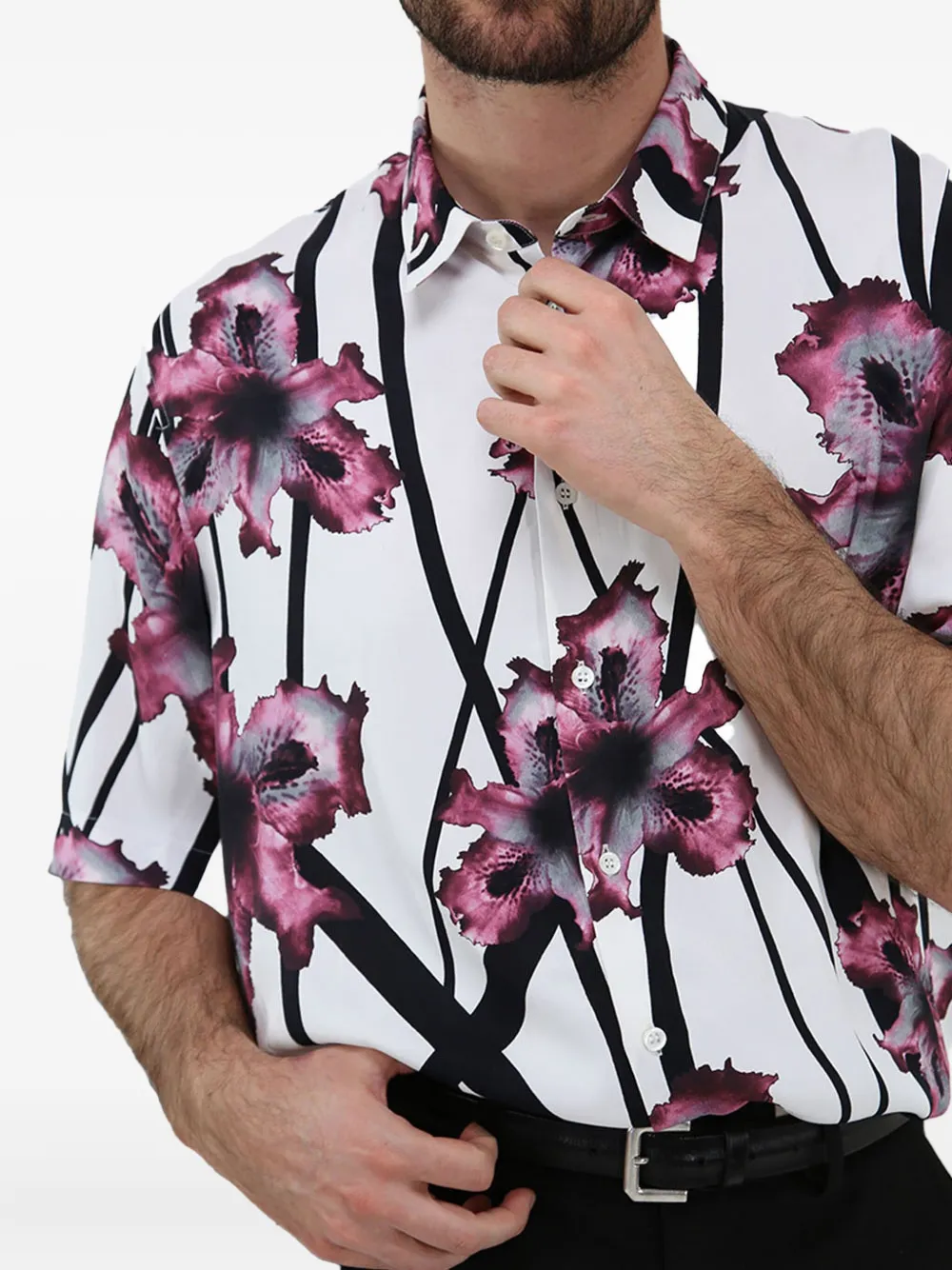 Patrizia Pepe floral-print short-sleeve shirt | Image 2