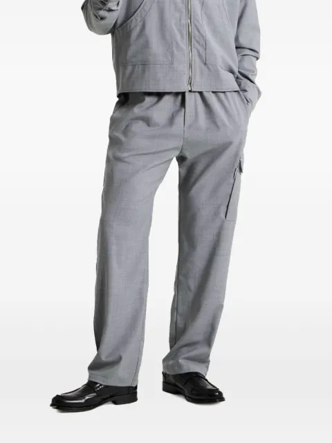 Family First mélange-effect trousers