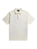 Emporio Armani textured polo shirt - Neutrals