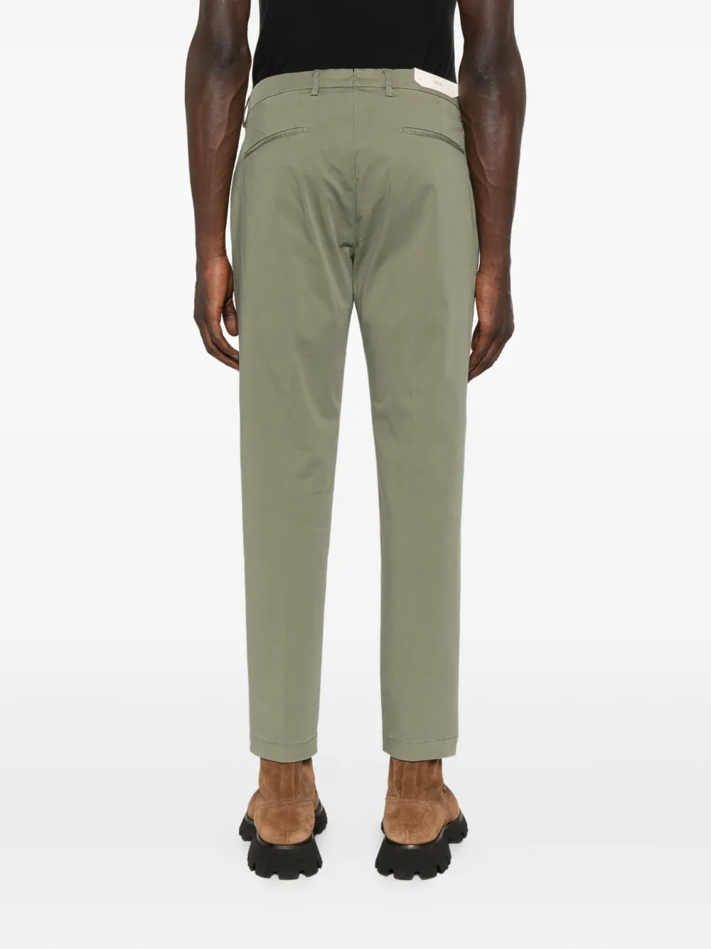 Briglia 1949 Tiberio chino met geplooide voorkant Groen