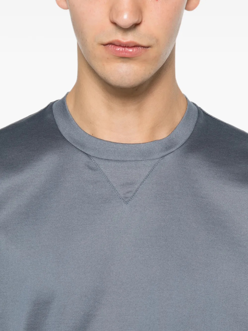 Low Brand T-shirt met korte mouwen Blauw