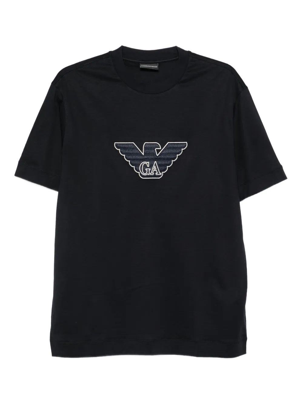 Emporio Armani T-shirt met logodetail Blauw