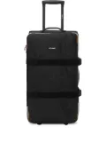 K-Way striped-detail wheeled suitcase - Black
