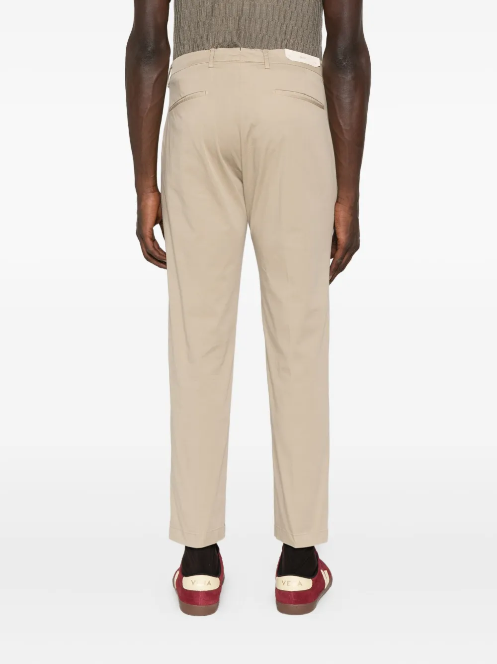 Briglia 1949 Tiberio geplooide chino Beige
