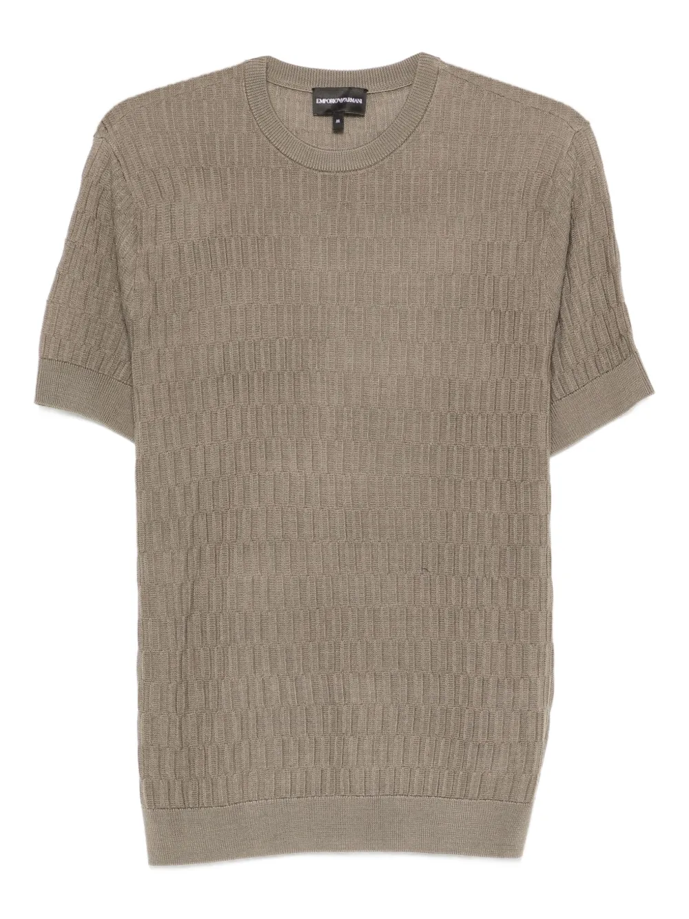 Emporio Armani T-shirt met ronde hals Groen