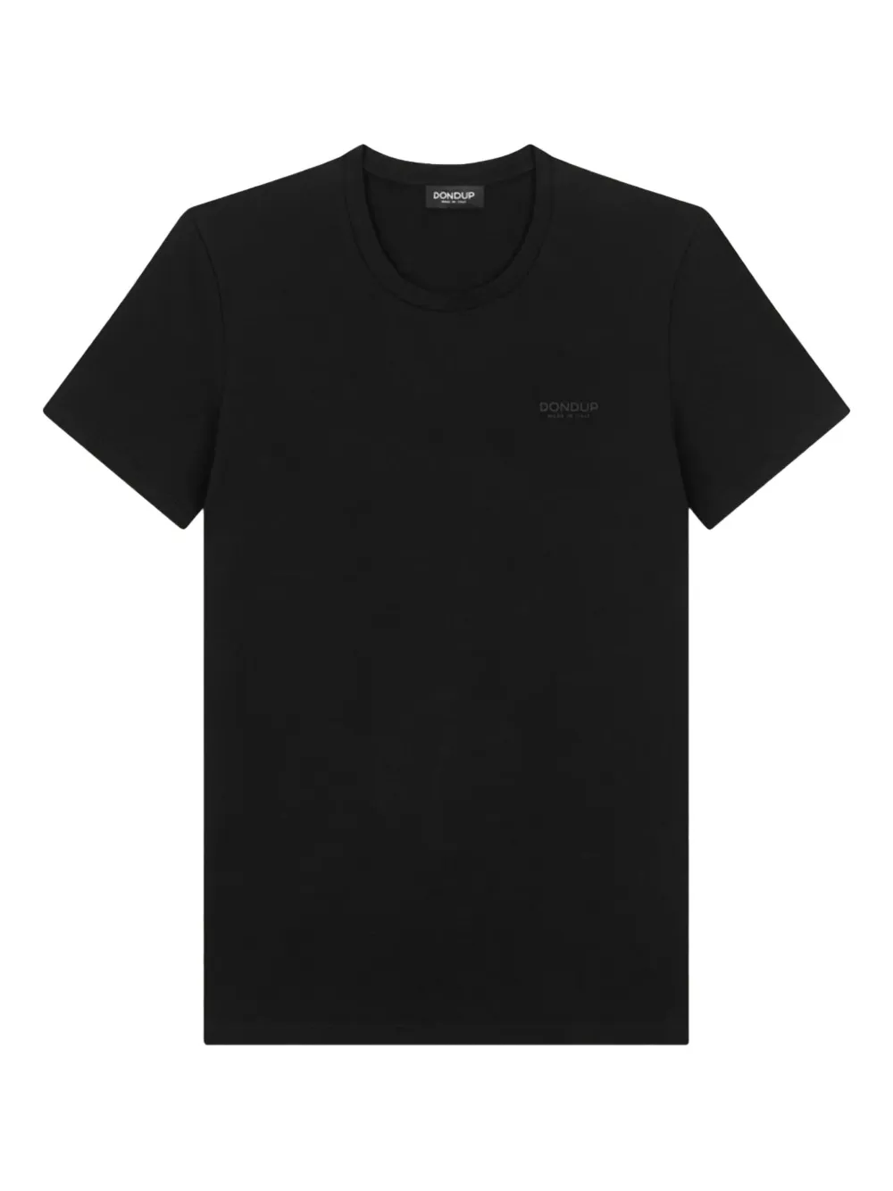 DONDUP T-shirt met geborduurd logo Zwart