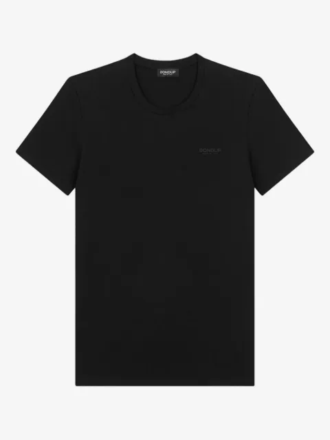 DONDUP playera con logo bordado y cuello redondo