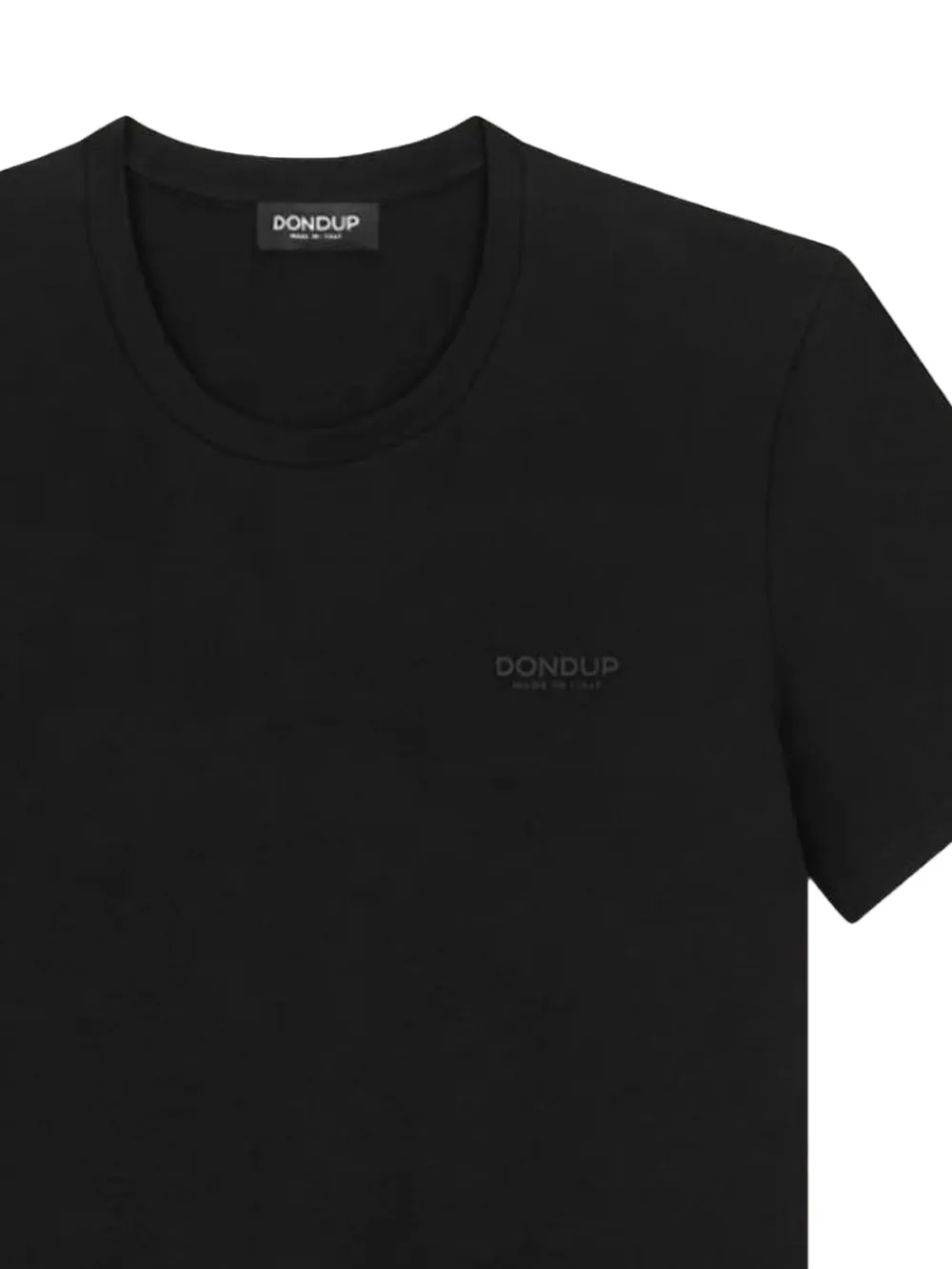 DONDUP T-shirt met geborduurd logo Zwart
