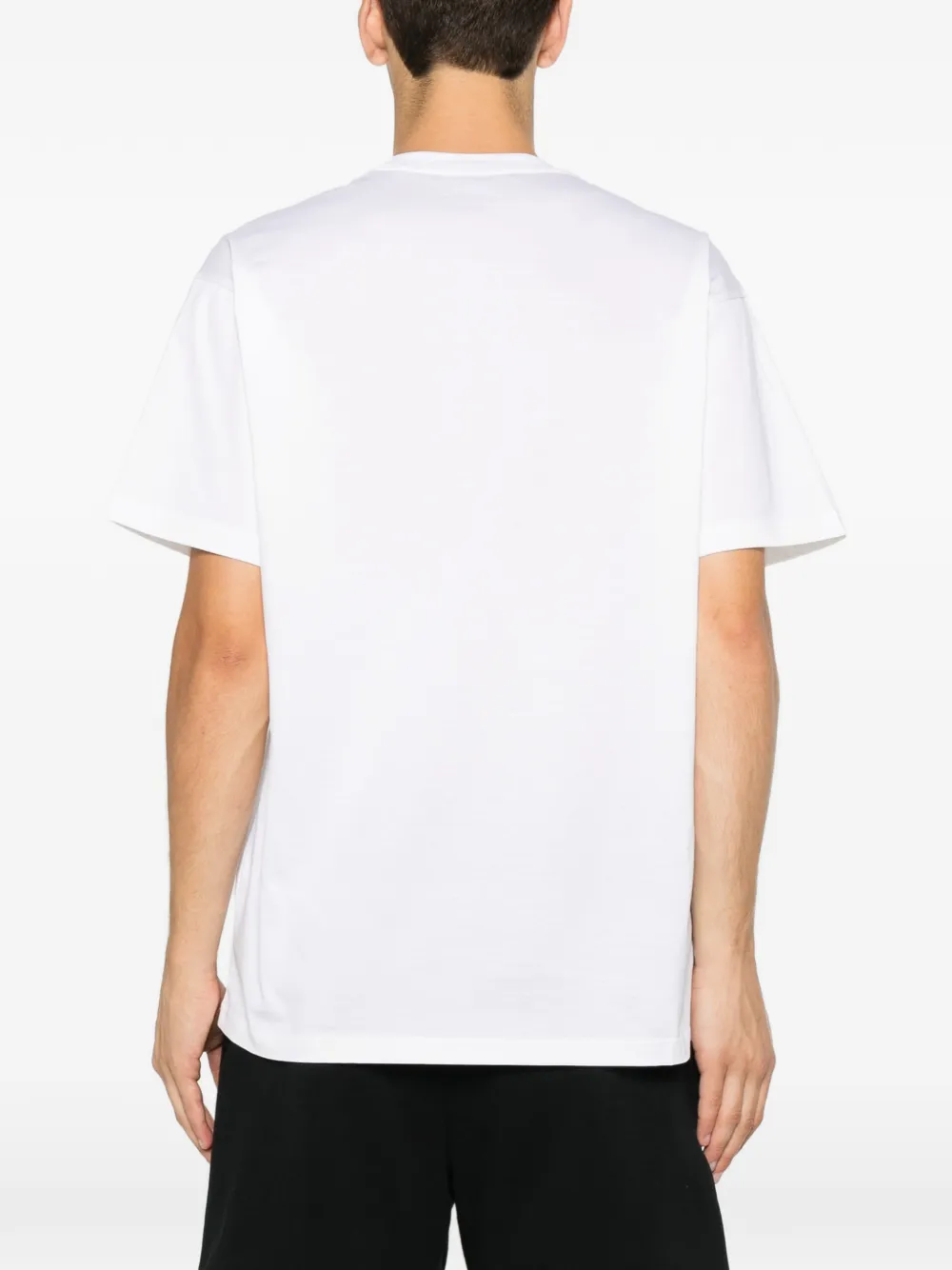 Low Brand T-shirt met ronde hals Wit