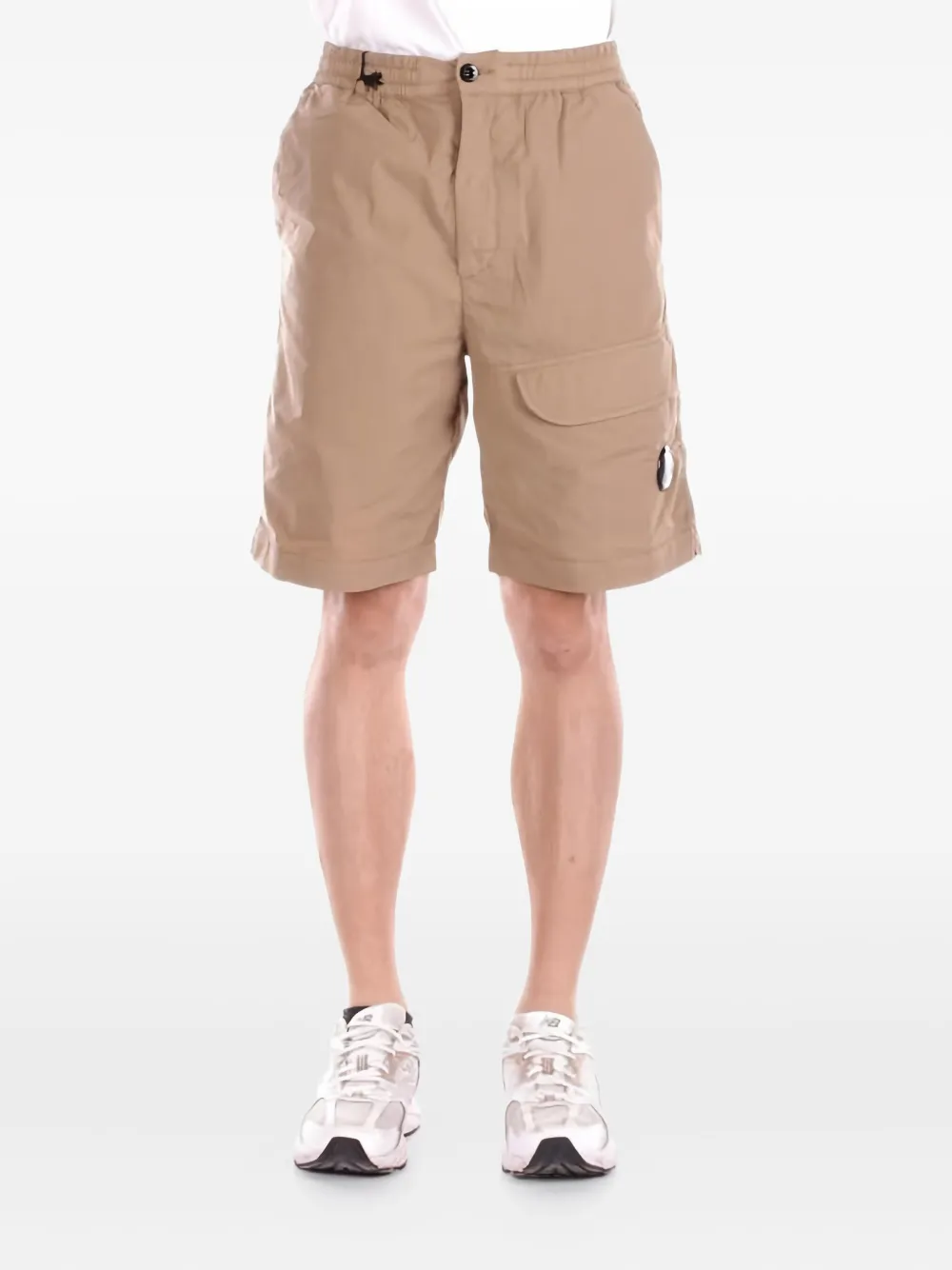 C.P. Company pocket-detail elasticated-waist shorts Beige
