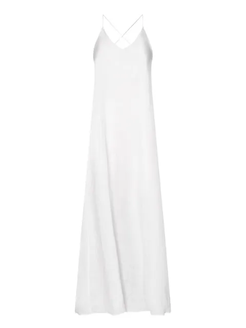 Fisico cross-back slip dress