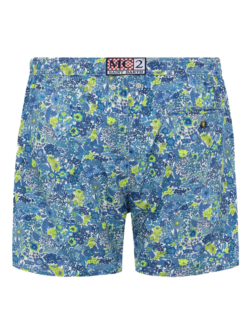 MC2 Saint Barth Zwembroek met bloemenprint Blauw