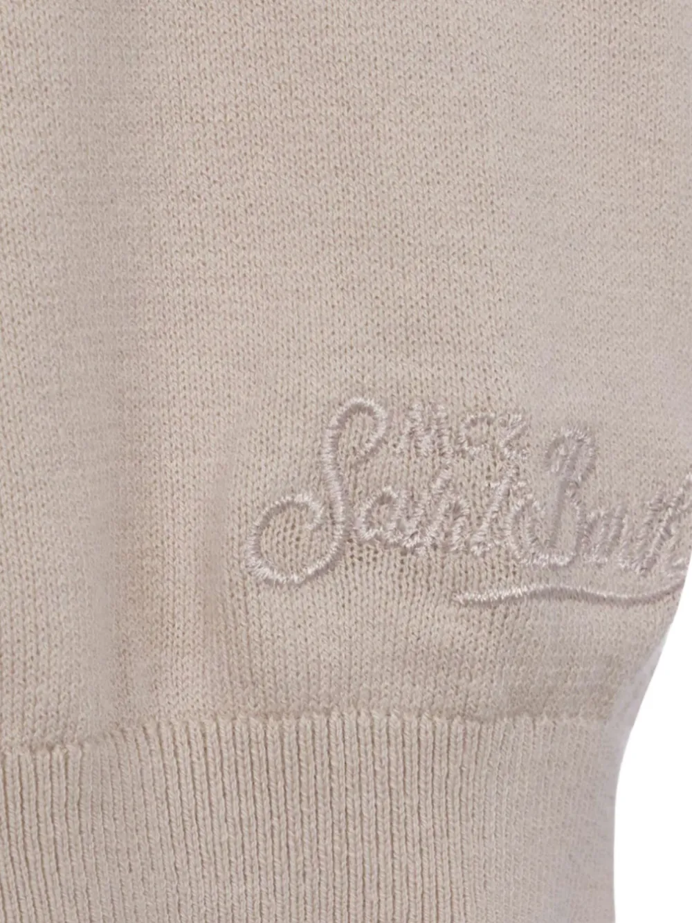 MC2 Saint Barth Poloshirt met geborduurd logo Beige