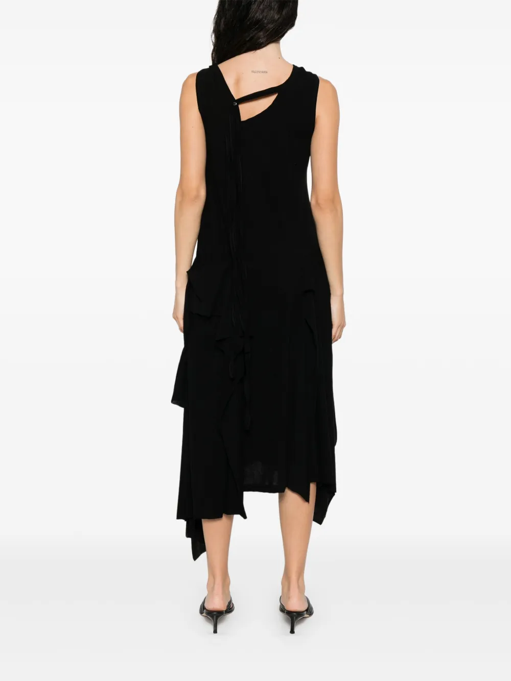 Yohji Yamamoto Asymmetric Midi Dress