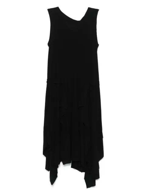 Yohji Yamamoto فستان ميدي غير متساوي الطول