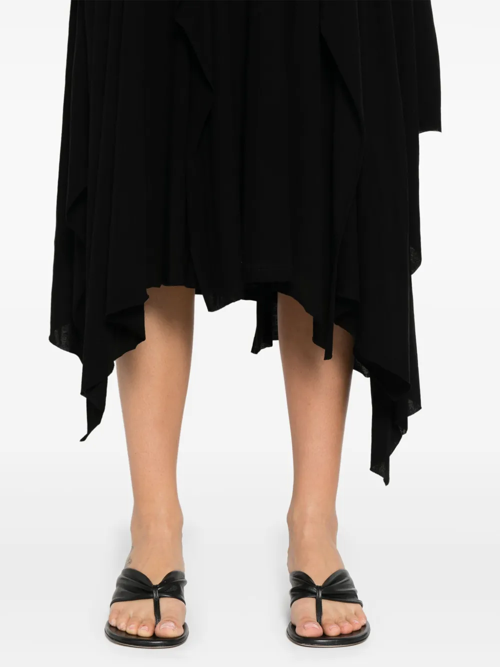 Yohji Yamamoto Asymmetric Midi Dress