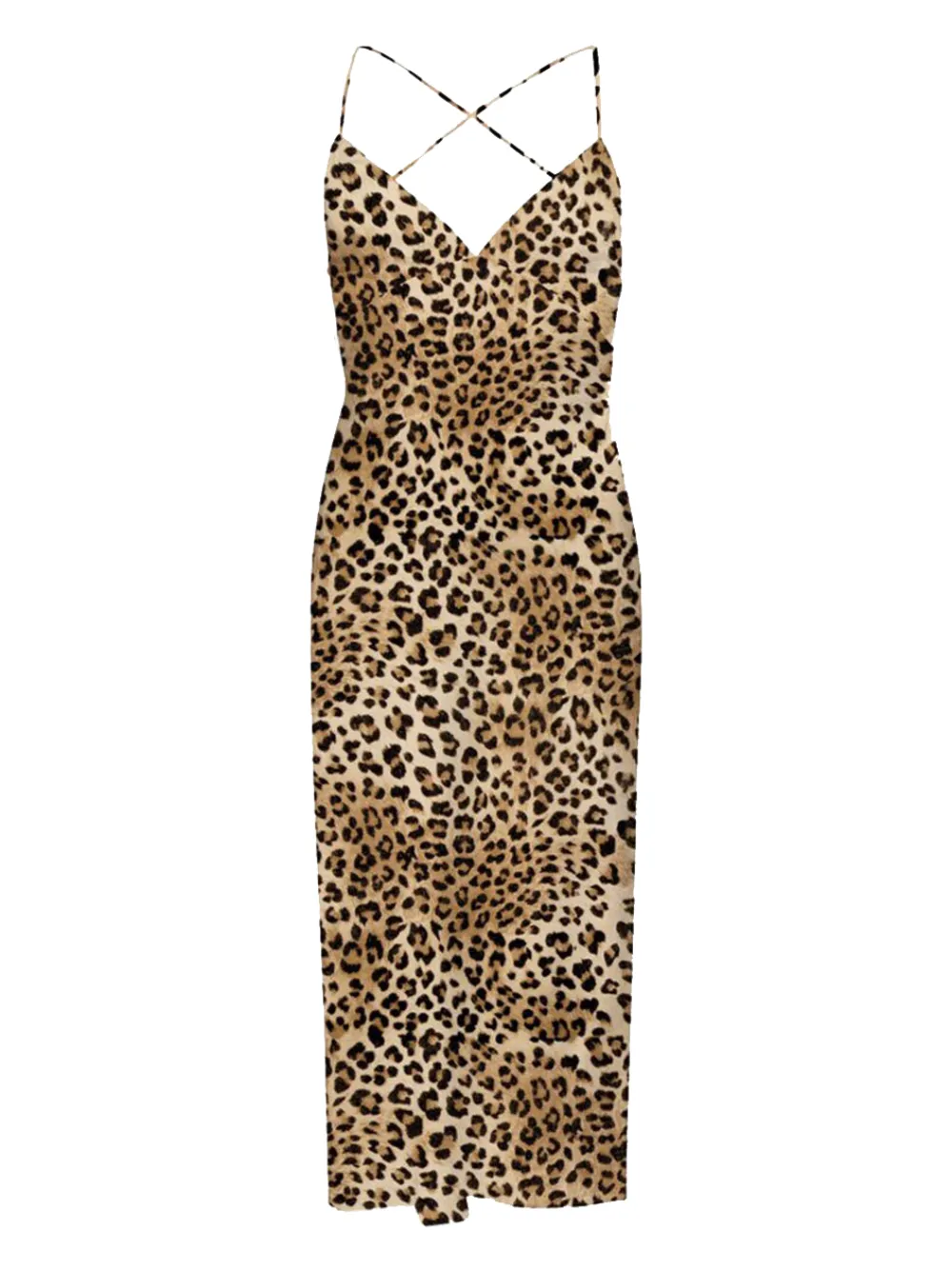 MC2 Saint Barth Eydis cross-back leopard-print maxi dress | Day Dresses | Image 2