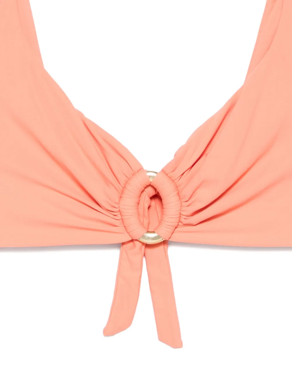 Fisico ring-detail bikini Roze