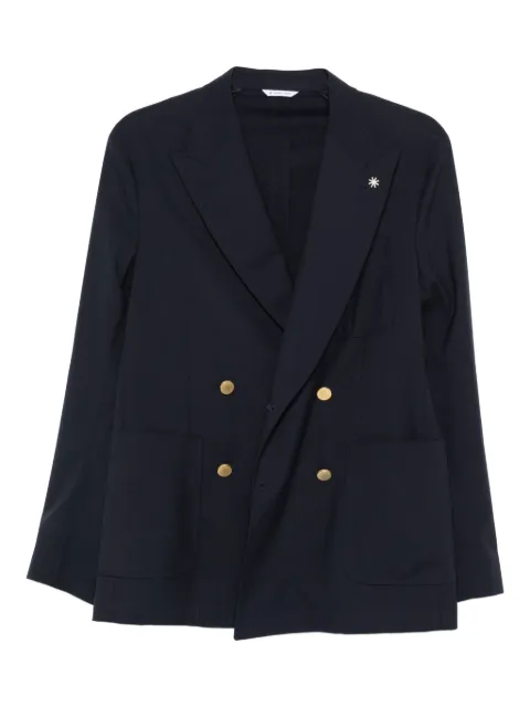Manuel Ritz double-breasted long-sleeve jacket