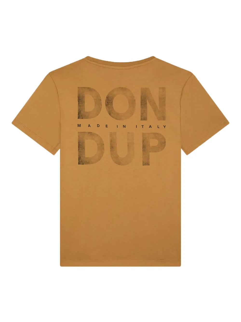 DONDUP T-shirt met logoprint - Bruin