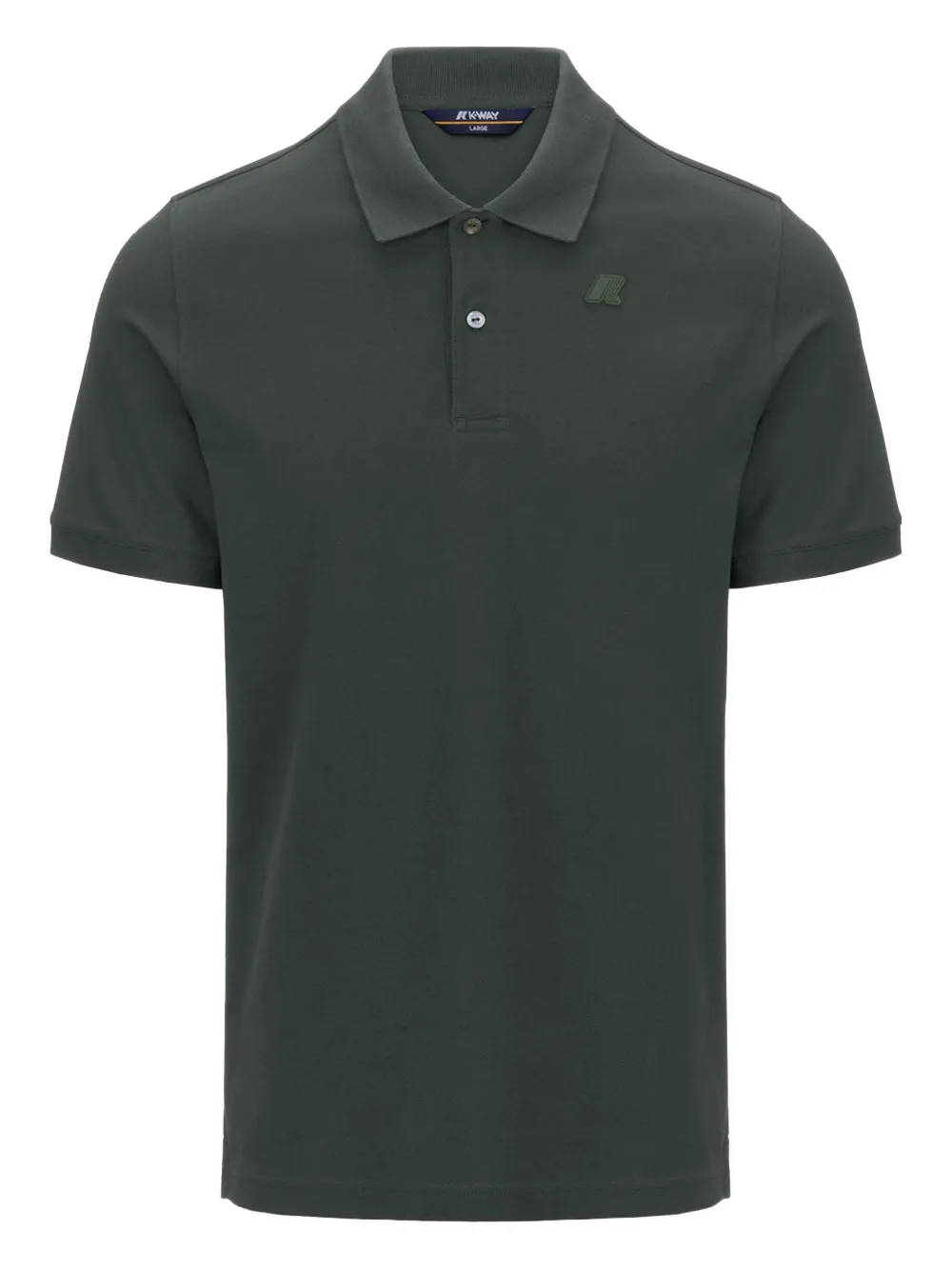 K-Way Poloshirt met logopatch Groen