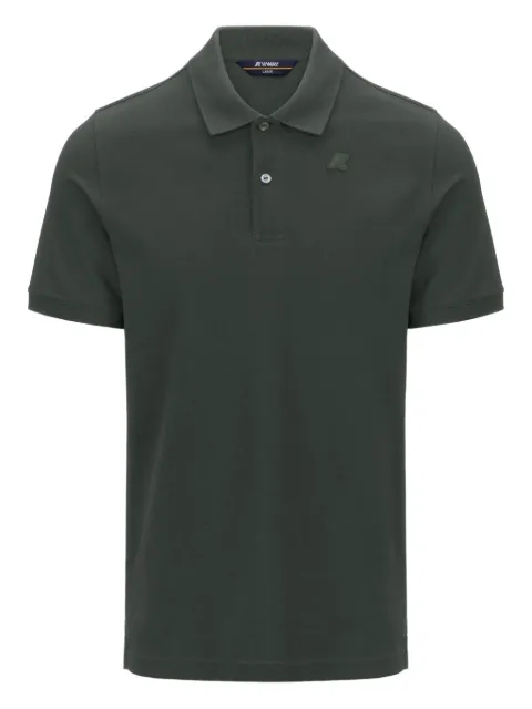 K-Way logo-patch polo shirt