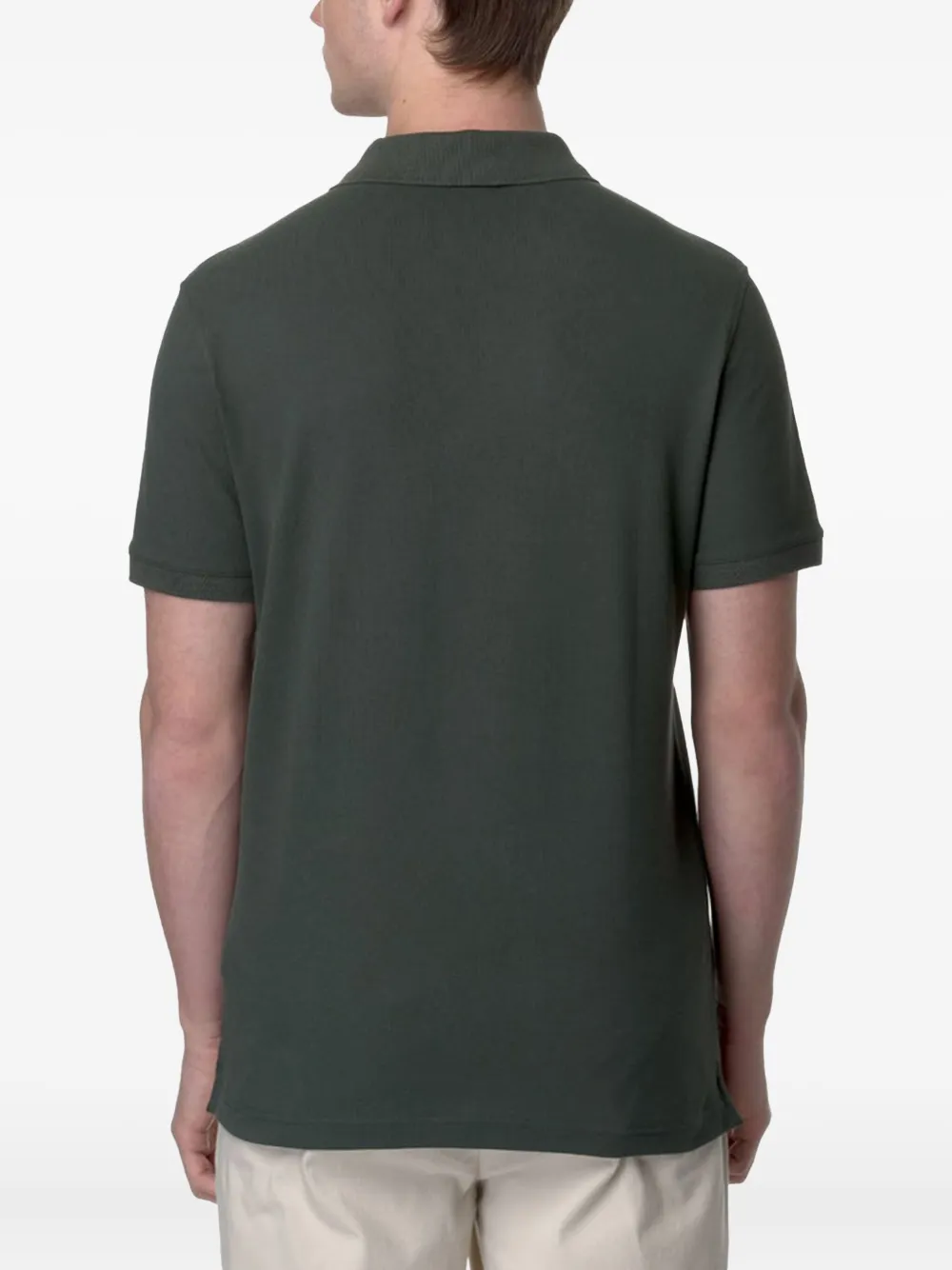 K-Way Poloshirt met logopatch Groen