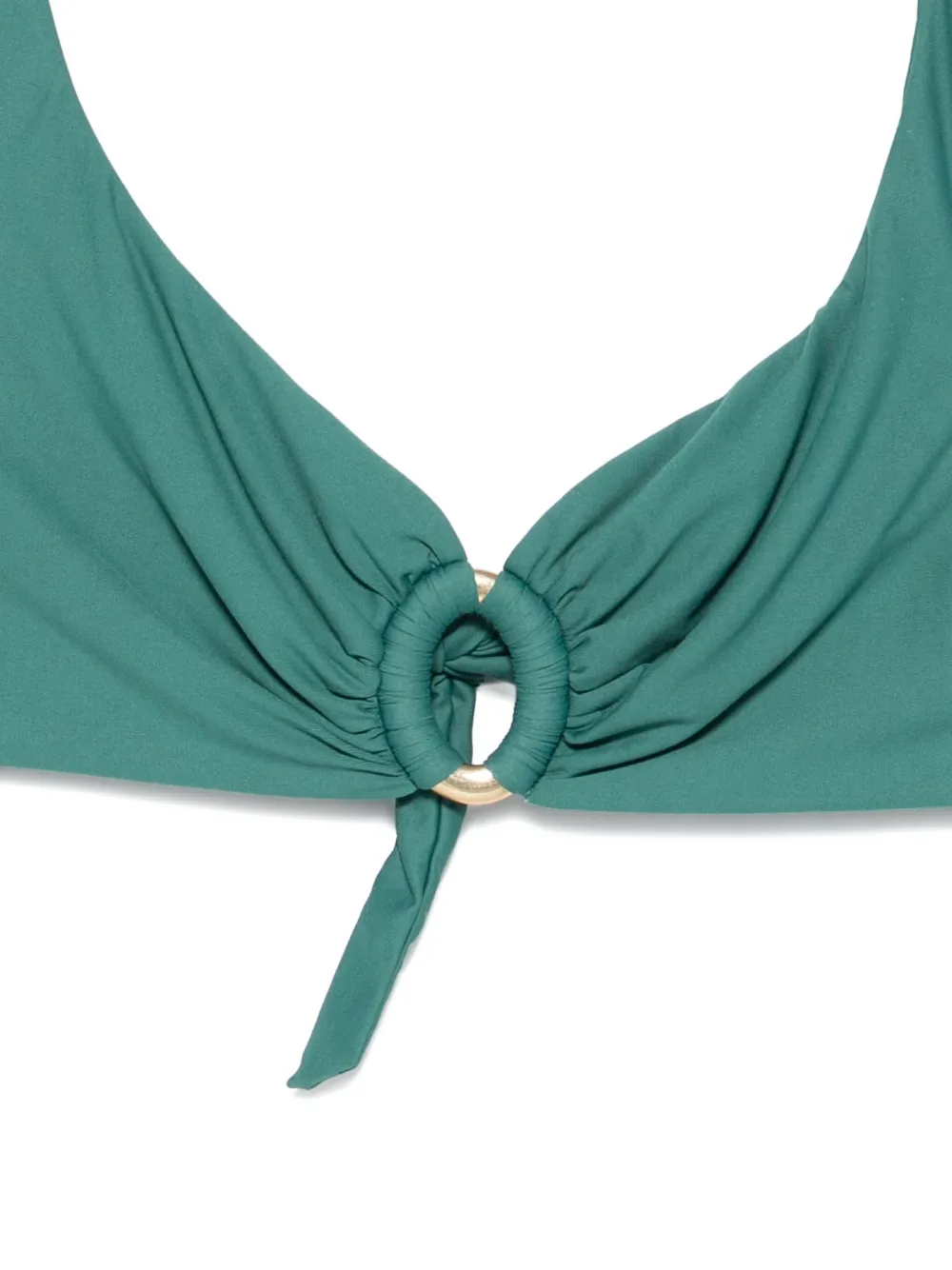 Fisico ring-detail bikini Groen