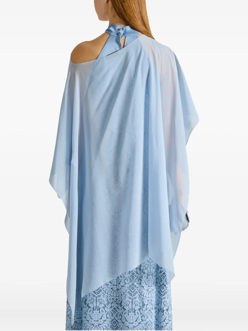 D.Exterior asymmetric-hem jacket | Capes | Image 2