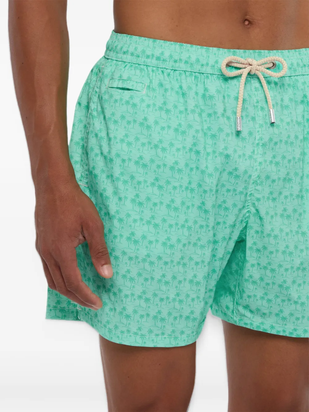 MC2 Saint Barth Zwembroek met print Groen