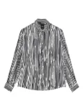 Patrizia Pepe striped shirt - Black