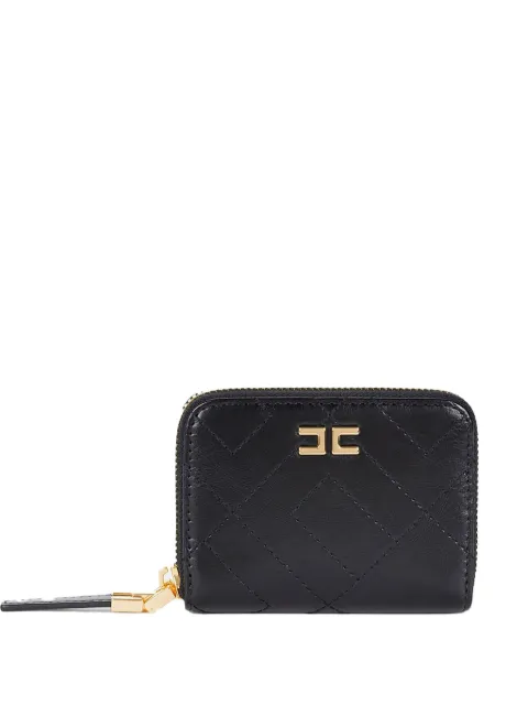 Elisabetta Franchi quilted zip-around wallet