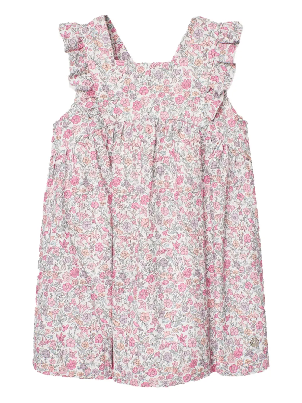 Paz Rodriguez floral-print dress Roze