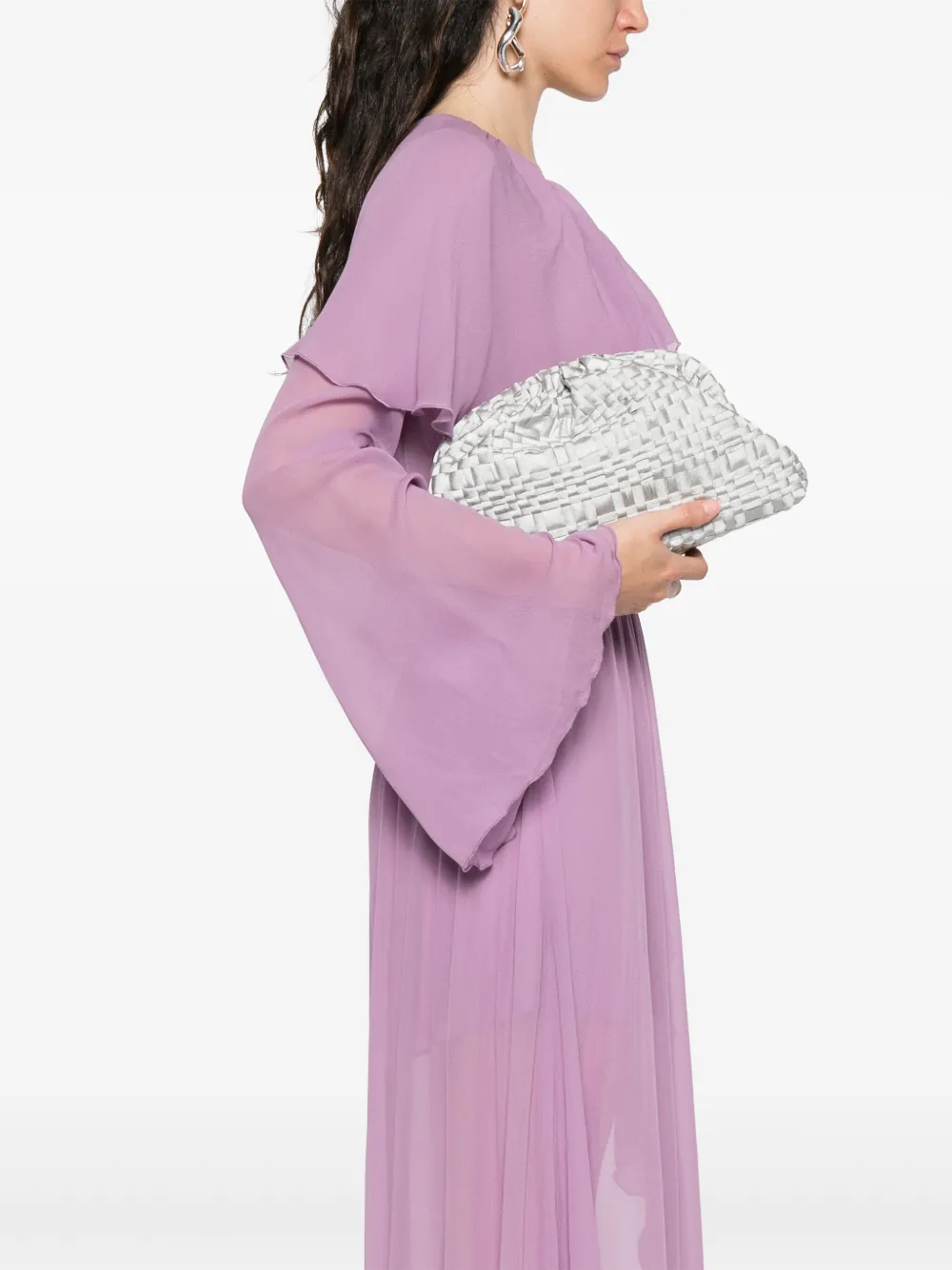 Maria La Rosa Game mini-clutch - Zilver