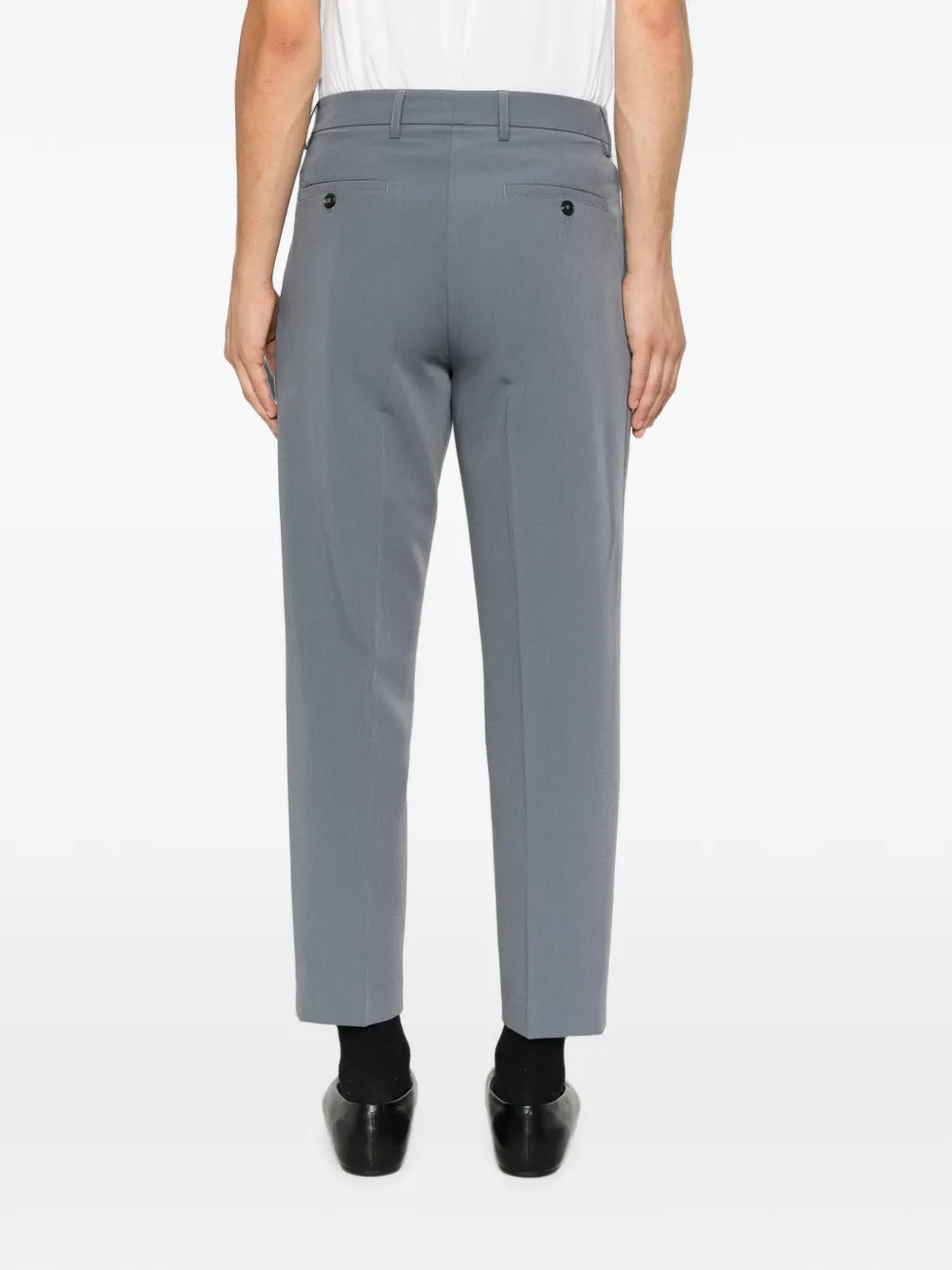 Patrizia Pepe Broek met geplooid detail Grijs