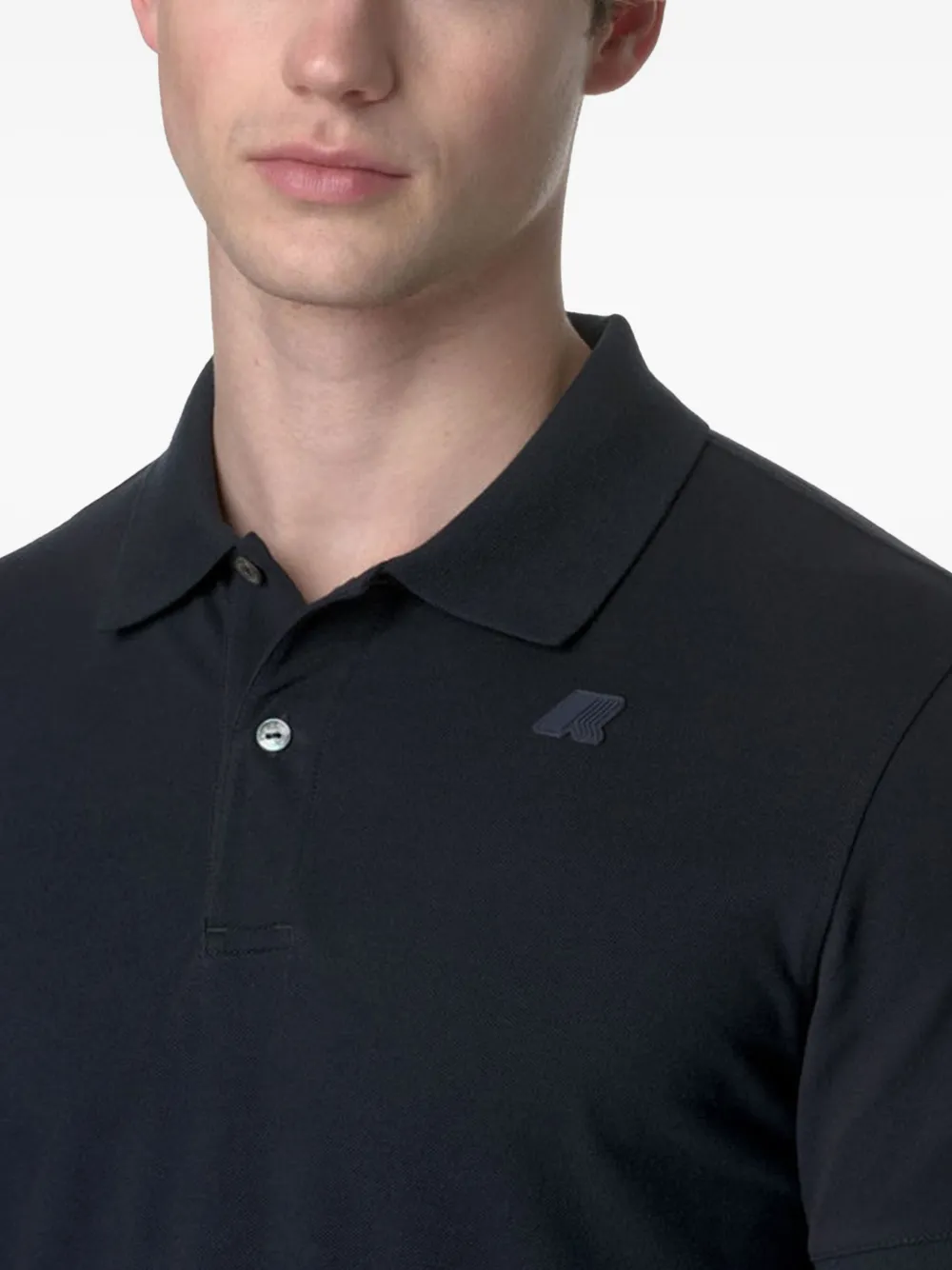 K-Way Amedee poloshirt met logo-applicatie Blauw