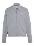 Family First embroidered zip-up jacket - Grey