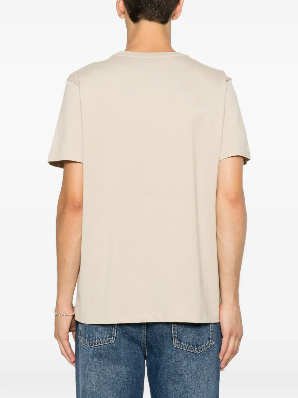 DONDUP T-shirt met logoprint Beige