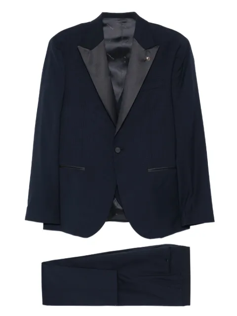 Manuel Ritz peak-lapel single-breasted dinner suit