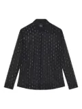 Patrizia Pepe sequins-embellishment shirt - Black