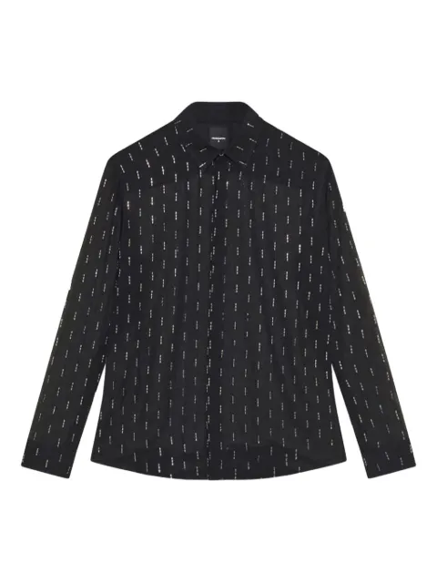 Patrizia Pepe sequins-embellishment shirt