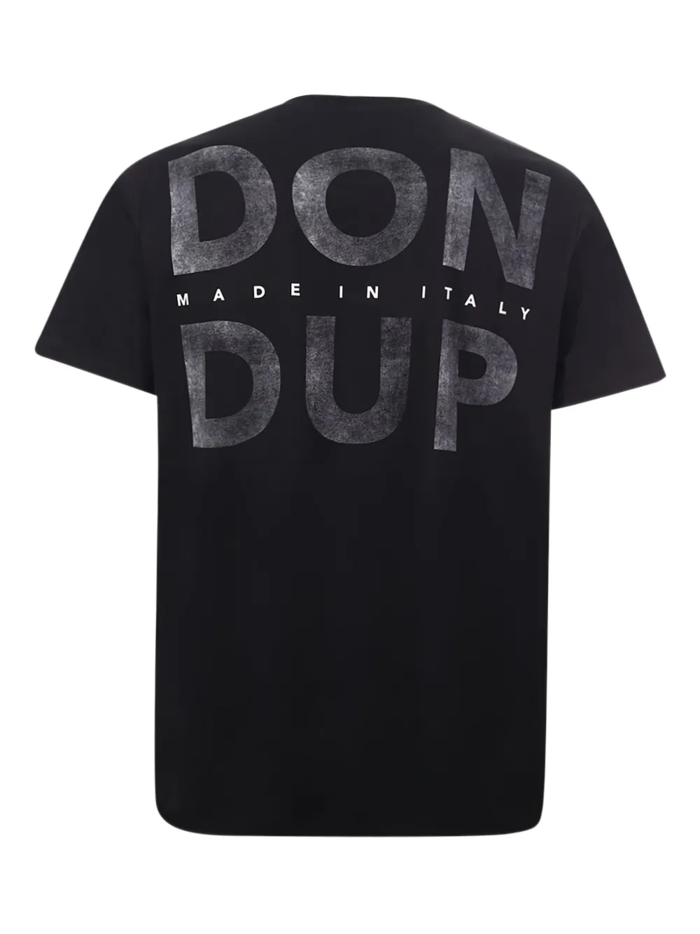DONDUP T-shirt met logoprint - Zwart
