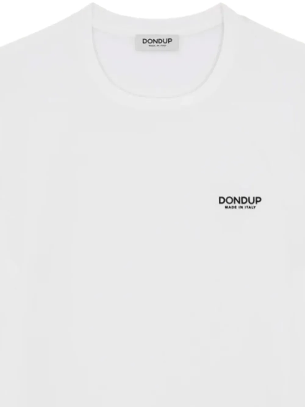 DONDUP logo crew-neck T-shirt Wit