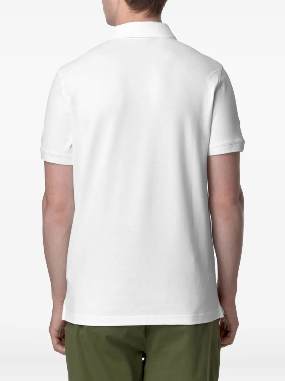 K-Way embroidered-logo polo shirt Wit