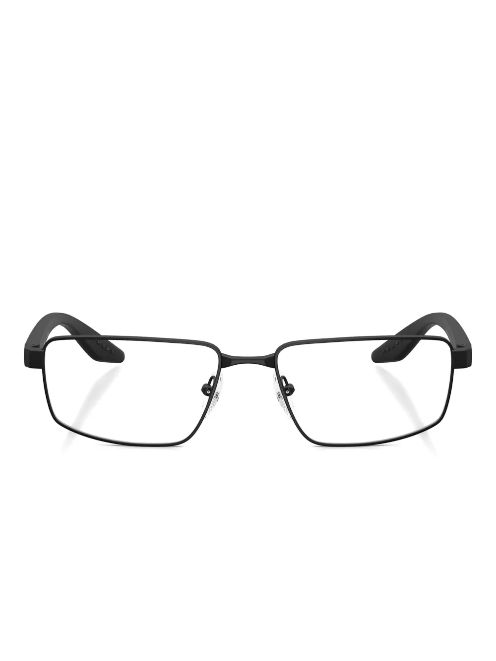 Prada Linea Rossa lentes con armazón rectangular | negro | Image 1