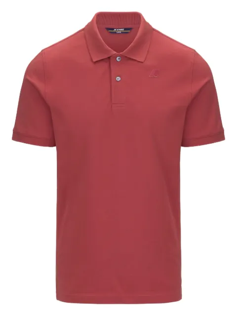 K-Way logo-embroidered polo shirt